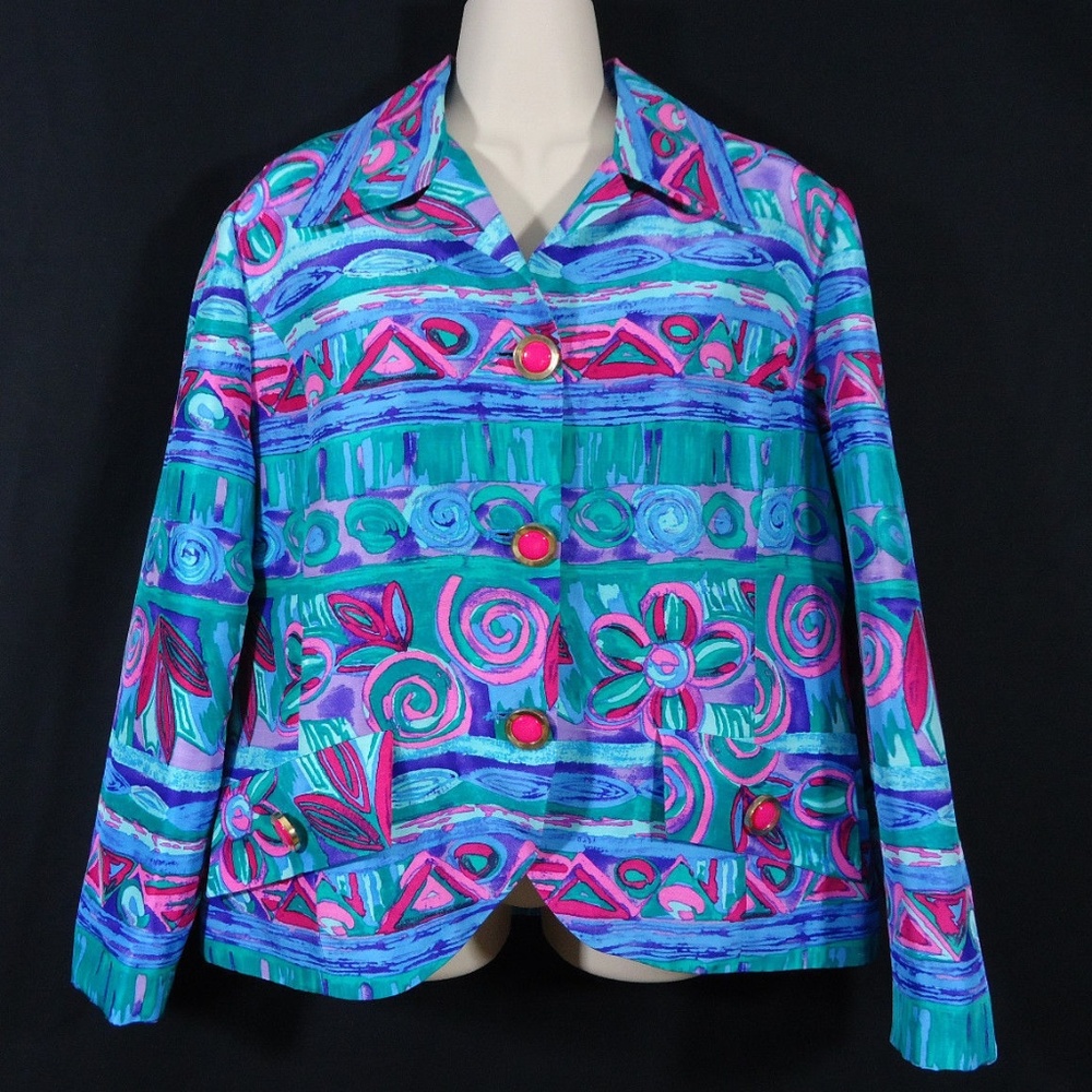 VTG 80's Anne Crimmins For Umi Collections Blazer